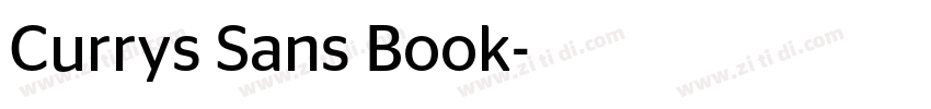 Currys Sans Book字体转换